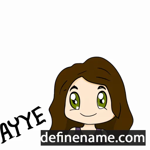 cartoon of the name Faye