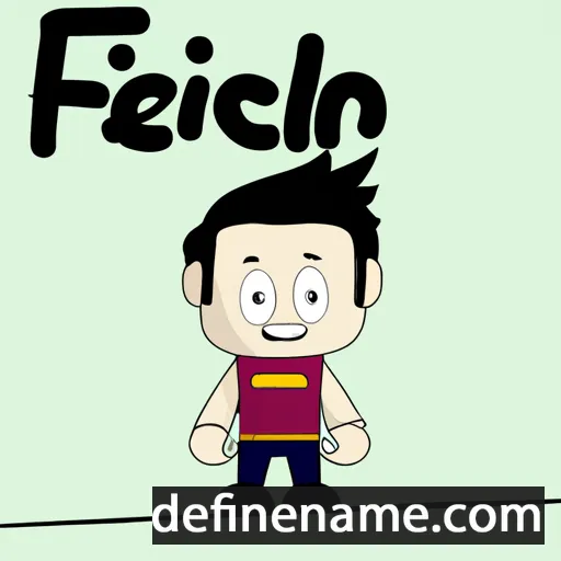 cartoon of the name Féchín