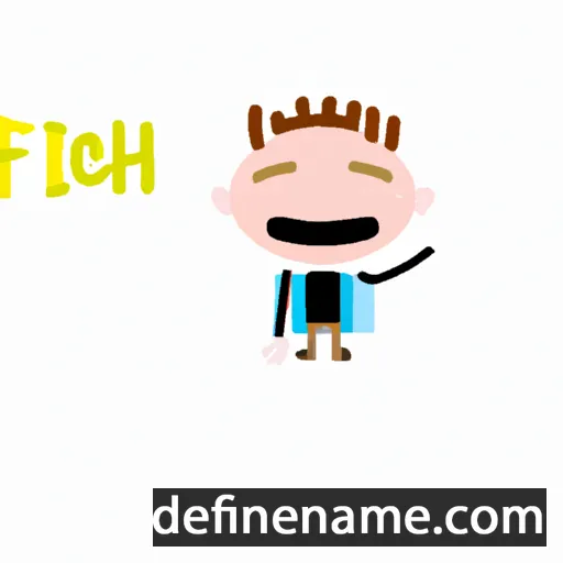 cartoon of the name Féichín