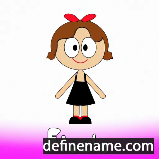 cartoon of the name Félicie