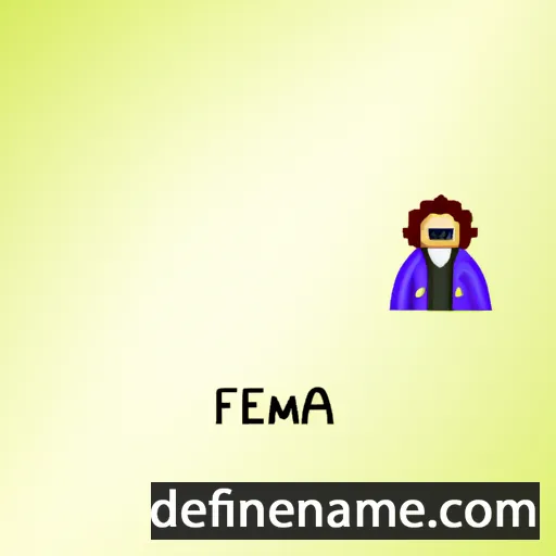 cartoon of the name Fedelma