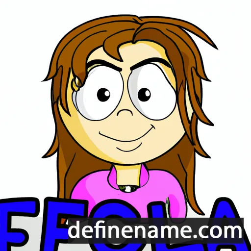 cartoon of the name Felicia