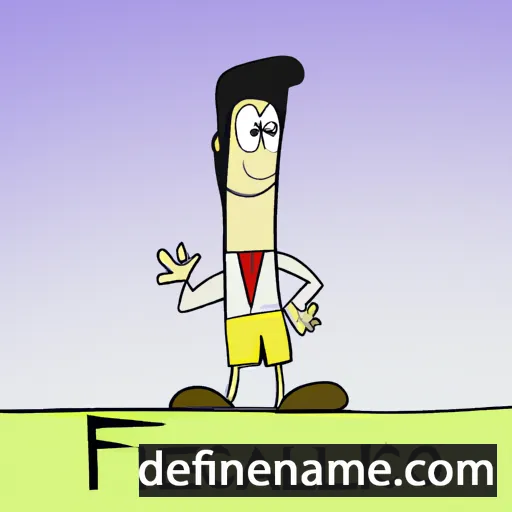 cartoon of the name Feliciano