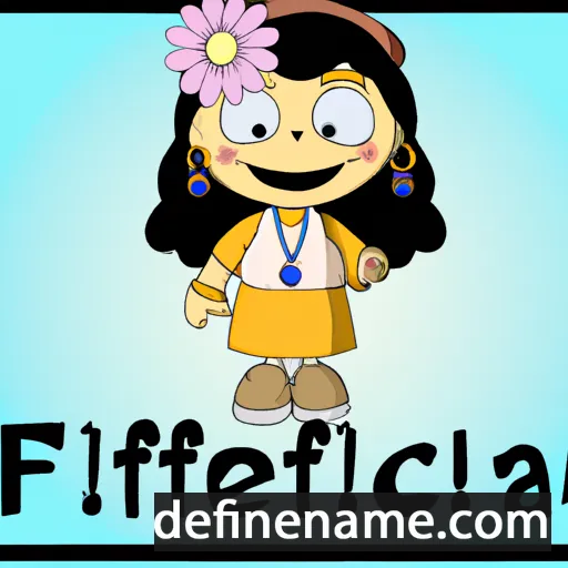 cartoon of the name Felicita