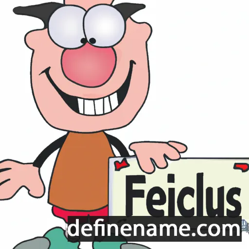 cartoon of the name Felicius