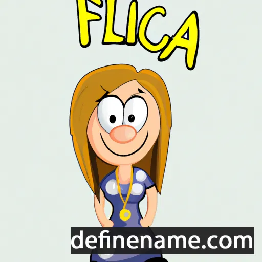 cartoon of the name Felicja