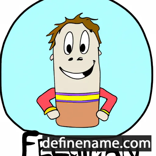 cartoon of the name Felicjan