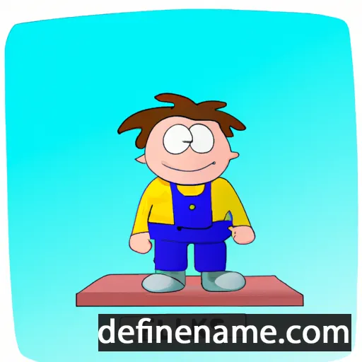 cartoon of the name Feliks