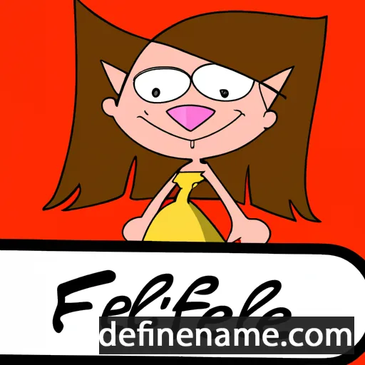 cartoon of the name Feline