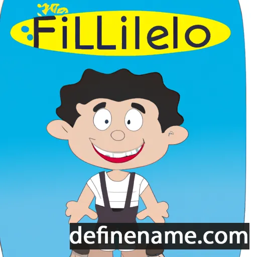 cartoon of the name Felipinho