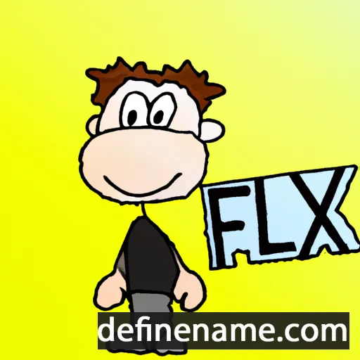 cartoon of the name Felix