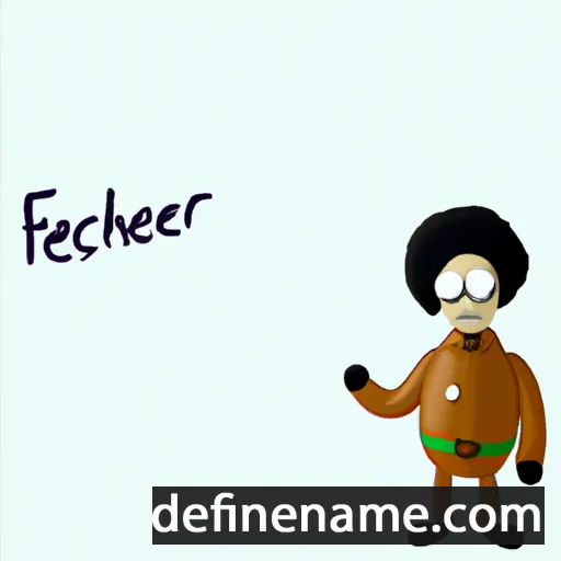 cartoon of the name Ferchar