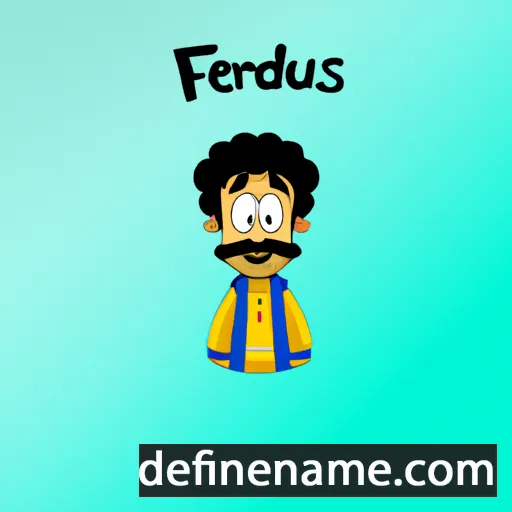 cartoon of the name Ferdous