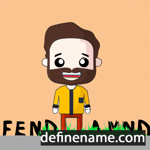 cartoon of the name Ferdynand