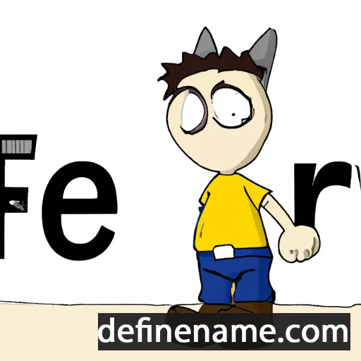 Ferit cartoon