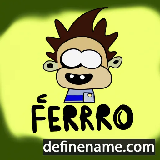 cartoon of the name Ferkó