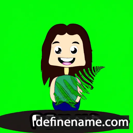 cartoon of the name Fern