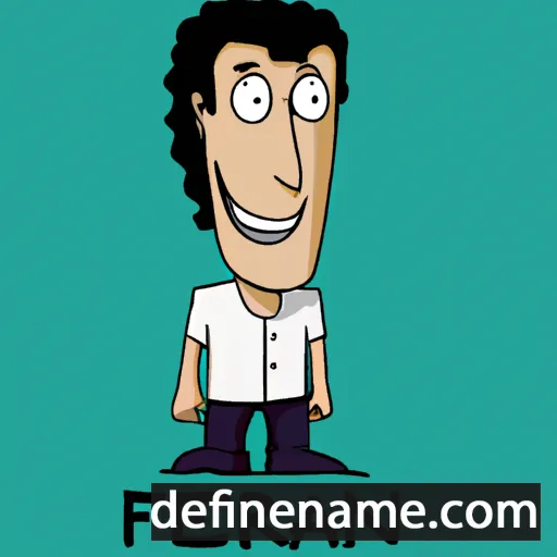 cartoon of the name Ferran