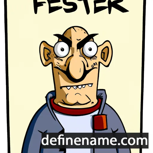 cartoon of the name Fester