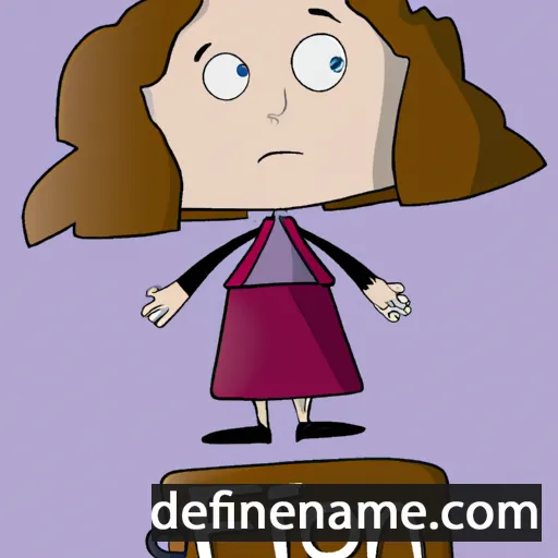 cartoon of the name Ffion