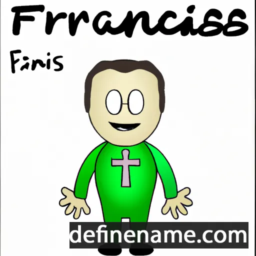 cartoon of the name Ffransis