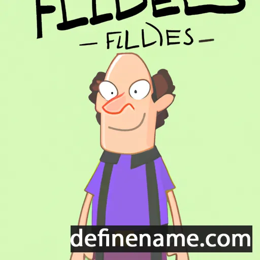 cartoon of the name Fidelis