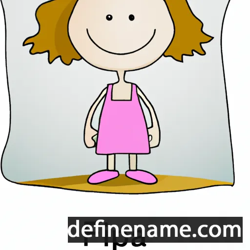 cartoon of the name Filippa