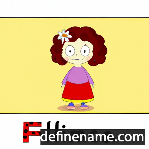 cartoon of the name Filomena