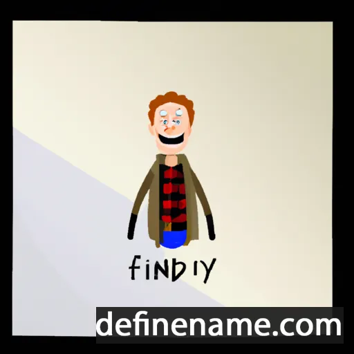 cartoon of the name Findlay