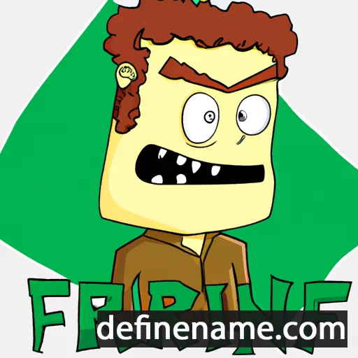 cartoon of the name Finnbarr