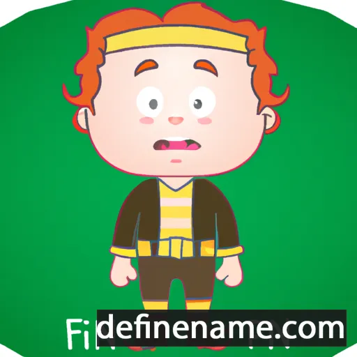 cartoon of the name Finnian