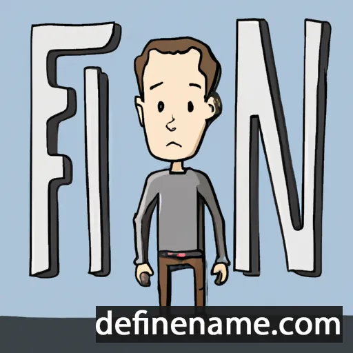 cartoon of the name Finnr