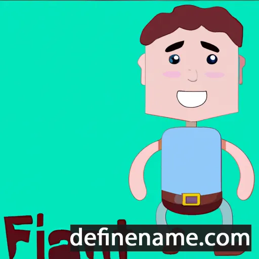 cartoon of the name Fintan