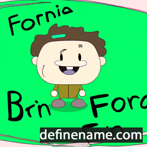 cartoon of the name Fionnbarra