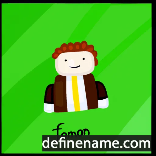 cartoon of the name Fionntan