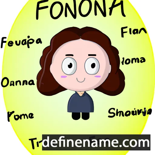 cartoon of the name Fionnuala