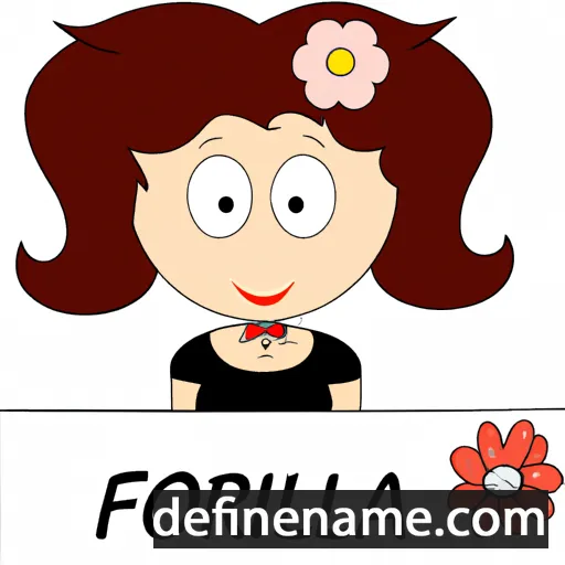 Fiorella cartoon