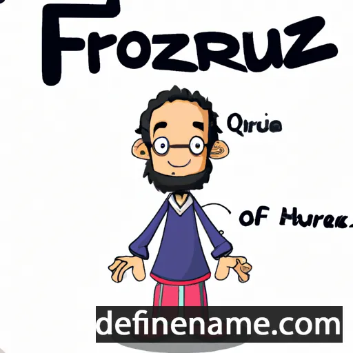 cartoon of the name Firouz