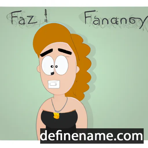 cartoon of the name Flannery