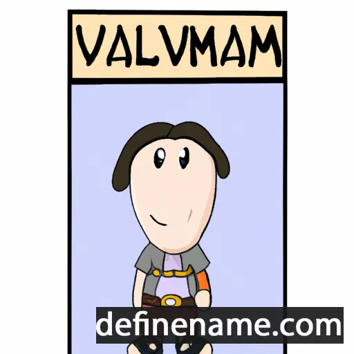 cartoon of the name Flavian