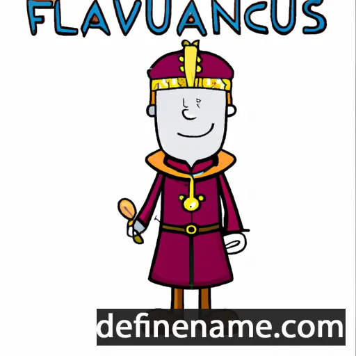 cartoon of the name Flavianus