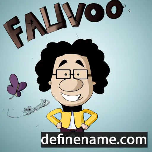 cartoon of the name Flavio