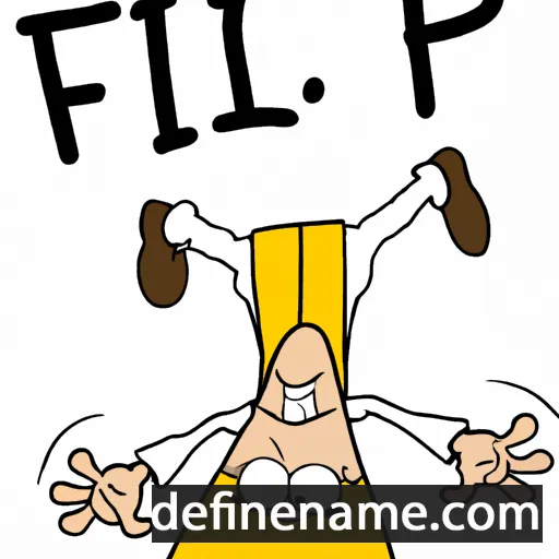 cartoon of the name Flip