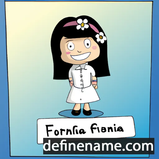 cartoon of the name Florentina