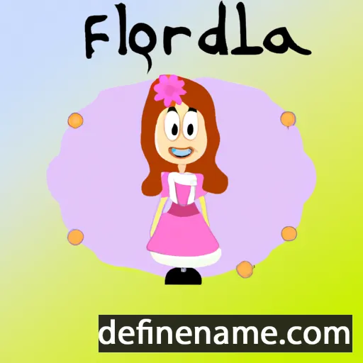 cartoon of the name Florinda