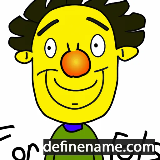 cartoon of the name Floris