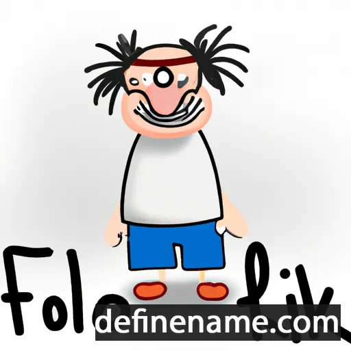 cartoon of the name Fólki