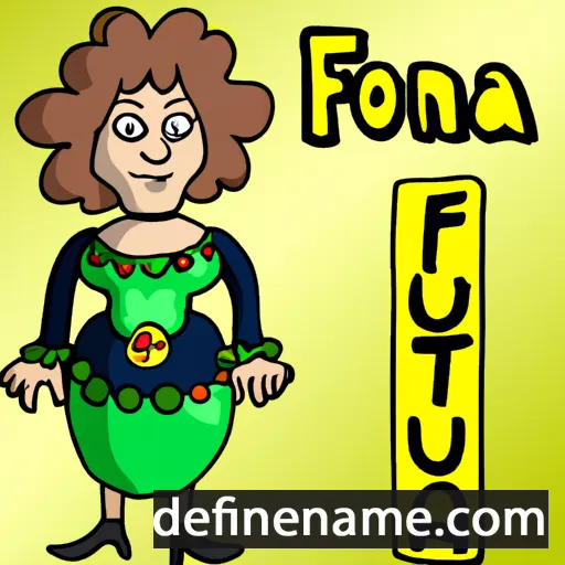 cartoon of the name Fortuna