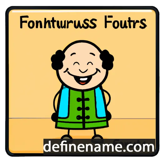 cartoon of the name Fortunatus