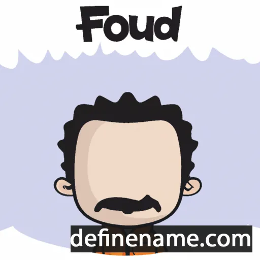 cartoon of the name Fouad